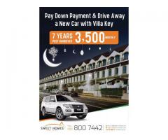 Buy a Ready Villa @ AED 3,500/monthly and Get a Car