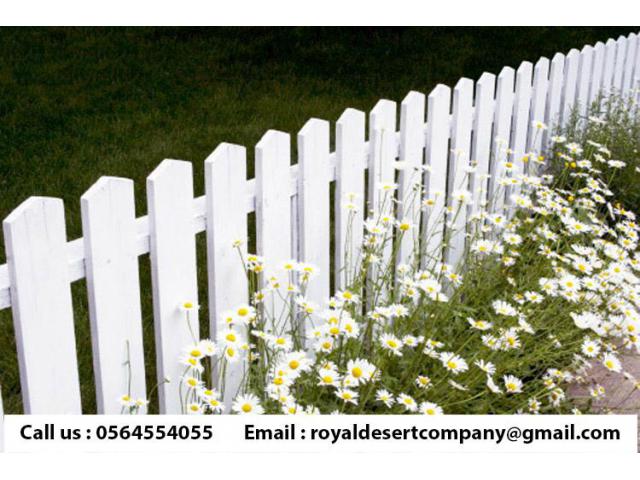 Wooden Fence Abu Dhabi | Garden fence | Picket Fence Dubai
