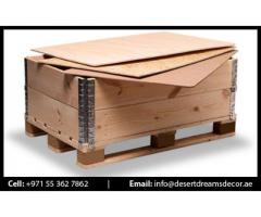 Wooden Packing Cases Supplier in Uae | Wooden Pallets Supplier in Uae | Euro Pallets in Uae.