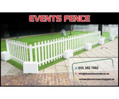 Swimming Pool Fence in Uae | Garden Privacy Fence | White Picket Fence Dubai.