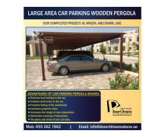 Car Parking Wooden Pergola Dubai | Manufacturing and Installing Car Parking Wood Pergola in Uae.