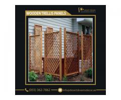 Wooden Mesh Panels Supplier in Uae | Wooden Trellis Panels Suppliers in Dubai.