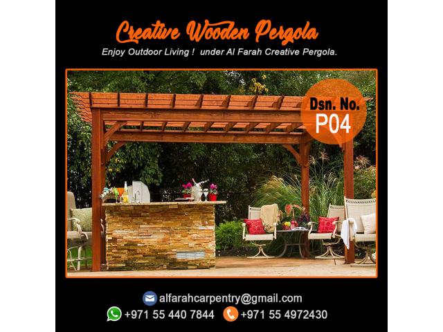 Wooden Pergola Abu Dhabi | Pergola Suppliers | Pergola Dubai