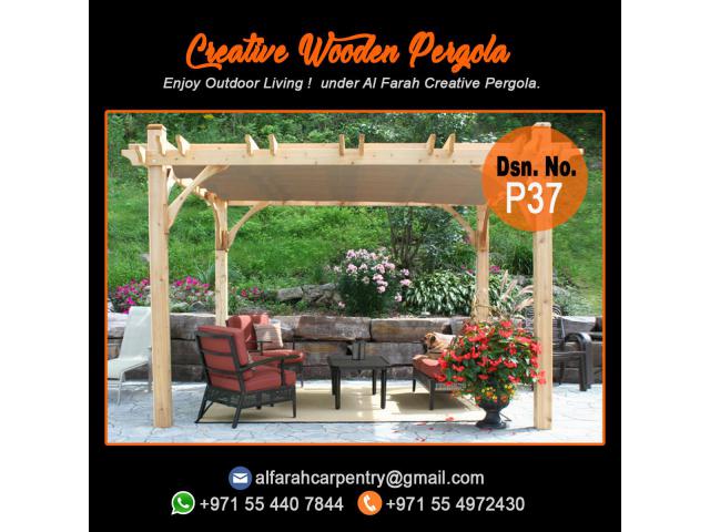 Wooden Pergola Abu Dhabi | Pergola Suppliers | Pergola Dubai