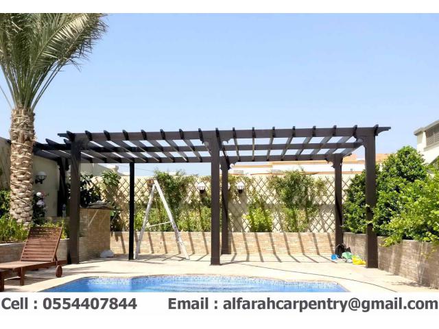 Barbecue Wooden Pergola | Pergola Suppliers | Pergola in Dubai