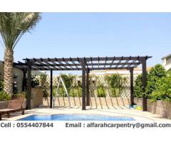 Barbecue Wooden Pergola | Pergola Suppliers | Pergola in Dubai