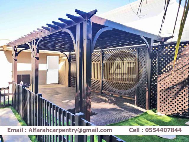 Barbecue Wooden Pergola | Pergola Suppliers | Pergola in Dubai