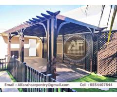 Barbecue Wooden Pergola | Pergola Suppliers | Pergola in Dubai