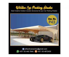 Two Car Parking Shades Dubai | Three cars Parking Shade UAE | Wooden Car Parking Shades Dubai