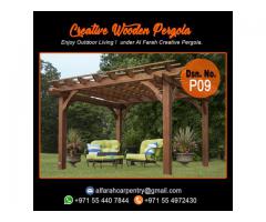 Wooden Pergola Landscaping Dubai | Pergola Manufacturer In Abu Dhabi