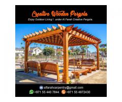 Wooden Pergola Landscaping Dubai | Pergola Manufacturer In Abu Dhabi