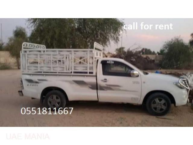 1 Ton Pickup for rent in Bur Dubai / 0551811667
