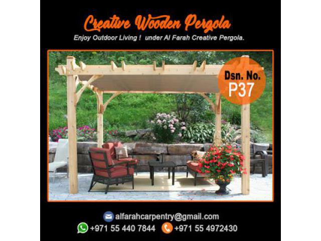 Barbecue Wooden Pergola | Pergola Suppliers | Pergola Dubai , Abu Dhabi