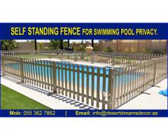 Vertical Fence Dubai | Beach Area Fence Uae | Nursery Kids Fences Uae | Pool Privacy Fence Uae.