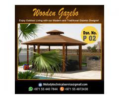 Wooden Gazebo With Seating Dubai | Gazebo Suppliers In Dubai , Abu Dhabi