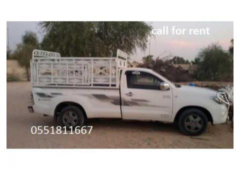 1 Ton Pickup for rent in business bay.  0551811667