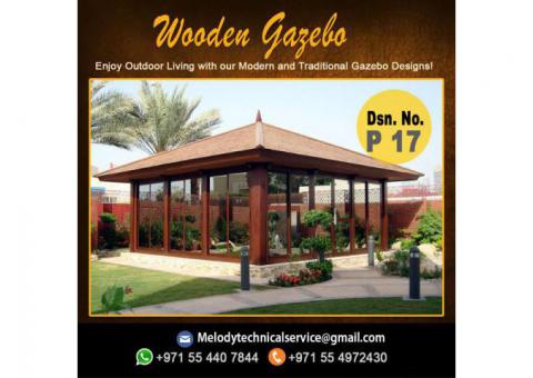 Garden Gazebo Abu Dhabi | Wooden Gazebo | Gazebo Suppliers Dubai