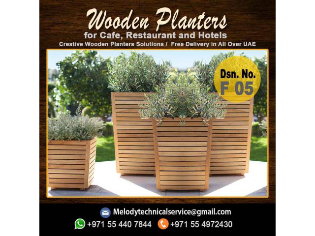 Garden Planters Dubai | Wooden Planters Manufacturer Dubai