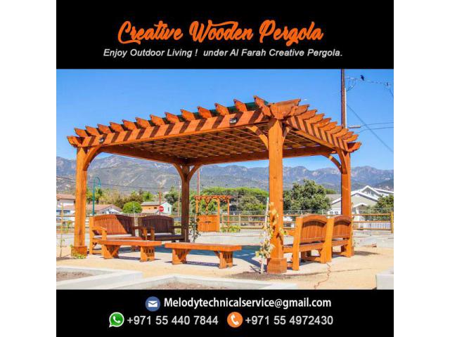 Wooden Pergola Manufacturer Dubai | Pergola Suppliers | Pergola Abu Dhabi