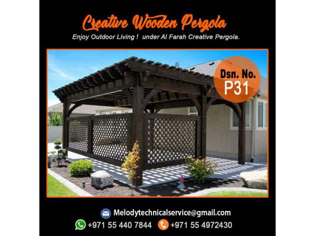 Wooden Pergola Manufacturer Dubai | Pergola Suppliers | Pergola Abu Dhabi