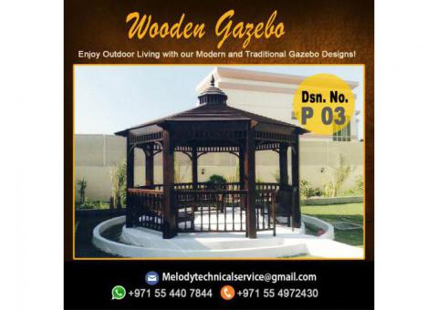 Gazebo And Pergola Abu Dhabi | Wooden Gazebo | Gazebo Suppliers Dubai