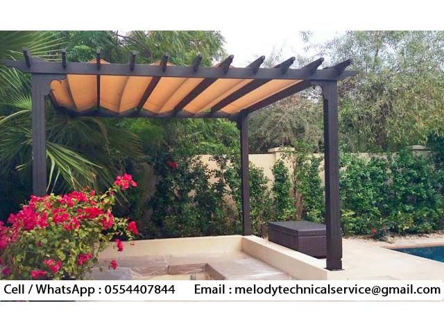 Balcony Attached Pergola Abu Dhabi | Pergola Suppliers | Garden pergola Abu Dhabi