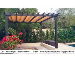Balcony Attached Pergola Abu Dhabi | Pergola Suppliers | Garden pergola Abu Dhabi