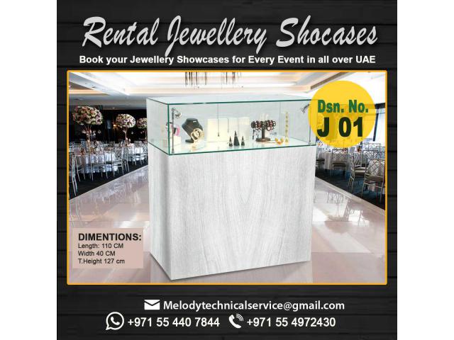 Dubai Jewelry Events Display Showcase | Display Stand For Rent Dubai