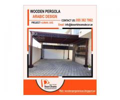 Garden Pergola Dubai | Outdoor Wooden Shades Uae | Balcony Pergola | BBQ Pergola Dubai.