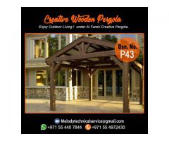 Wooden Pergola With Decking | Pergola Dubai | Pergola Suppliers UAE
