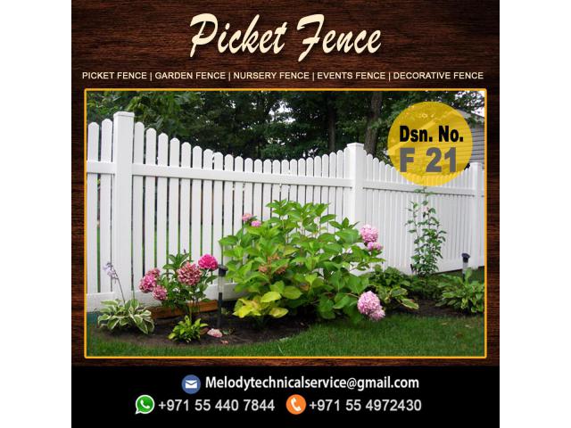 Villa Wall Privacy Fence Dubai | Garden Fence Dubai | Wooden Fence Dubai