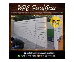 Villa Wall Privacy Fence Dubai | Garden Fence Dubai | Wooden Fence Dubai