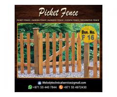 Garden Fencing Dubai | Wooden Fence Abu Dhabi | Picket Fence Dubai