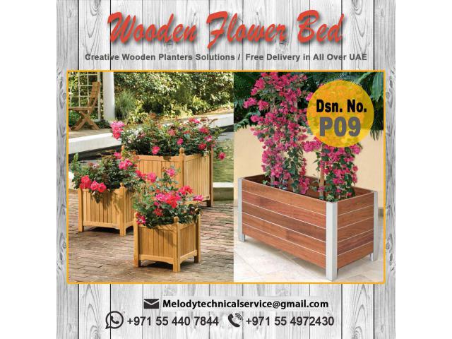 Wooden Planter Box | Garden Planters Dubai | Planters For Dubai Restaurant