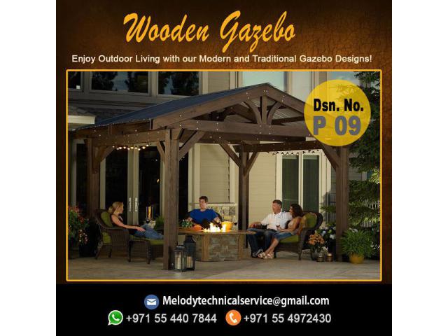 Garden Gazebo in Jumeirah | Wooden Gazebo Meadows | Gazebo in Al Barsha