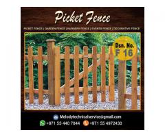 Picket Fence In Jumeirah | Garden Fence Meadows | Wooden Fence In Al Barsha