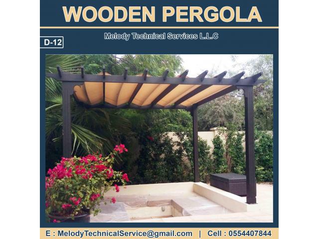 Garden Pergola In Emirates Hills | Wooden Pergola Jumeirah | Pergola Suppliers Dubai