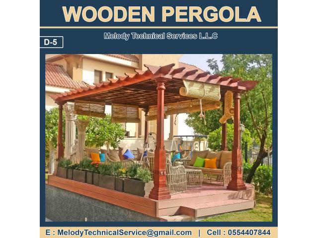 Garden Pergola In Emirates Hills | Wooden Pergola Jumeirah | Pergola Suppliers Dubai