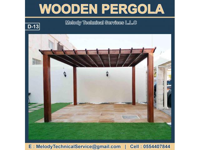 Garden Pergola In Emirates Hills | Wooden Pergola Jumeirah | Pergola Suppliers Dubai