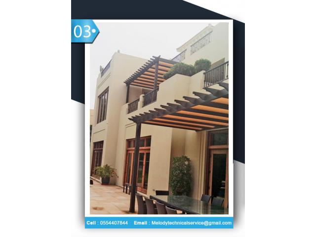 Pergola In Khalifa City | Wooden Pergola in Al Raha | Pergola Suppliers Abu Dhabi