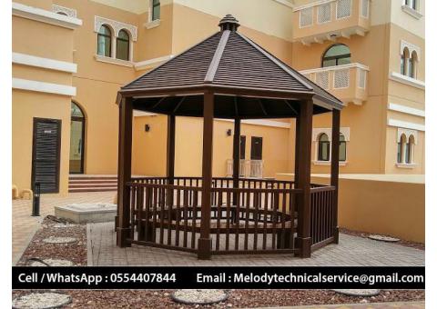 Wooden Roof Gazebo Abu Dhabi | Garden Gazebo | Gazebo Suppliers