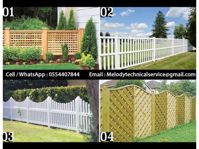 Wooden Fence Arabian Ranches | Fence in Green community | Garden Fence Suppliers in Dubai
