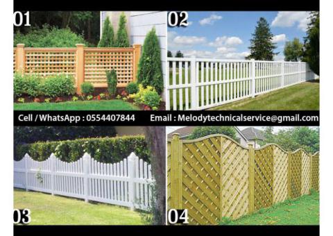 Wooden Fence Arabian Ranches | Fence in Green community | Garden Fence Suppliers in Dubai