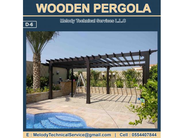 Barbecue Pergola Dubai | Seating Area Pergola Dubai | Wooden Pergola UAE