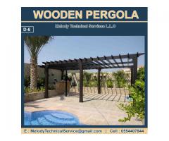 Barbecue Pergola Dubai | Seating Area Pergola Dubai | Wooden Pergola UAE