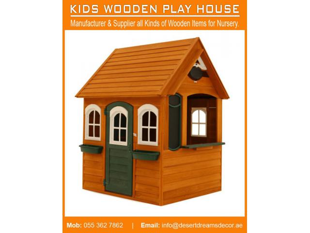 Kids Play Wooden Items Manufacturer in Uae | Wooden Boats Uae | Wooden House | Wooden Fencing Uae.