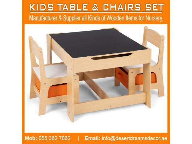 Nursery Kids Furniture Manufacturer in Uae | Wooden Boats | Kids Play House | Wooden Chairs Uae.