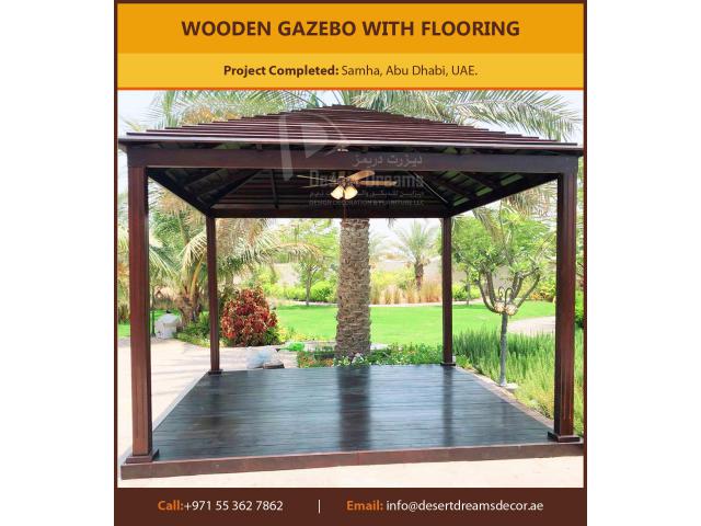 Wooden Gazebo Contractor in Abu Dhabi | Wooden Gazebo Al Ain | Gazebo Uae.