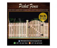 Wooden Fence Dubai | Picket Fence In UAE | Garden Fence In Jumeirah