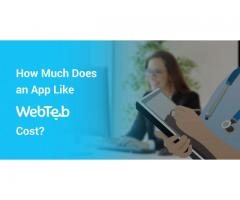 How Much Does it cost to develop an app like WebTeb?